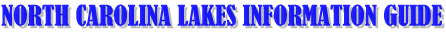 North Carolina Lakes Information Guide